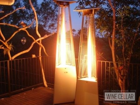Ferrara Flame Outdoor Heaters come in different size options.