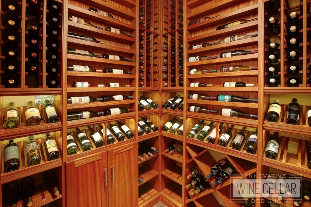 Wooden Wine Cabinet Display