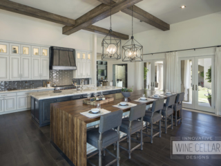 Rustic contemporary kitchen with farmhouse feel.